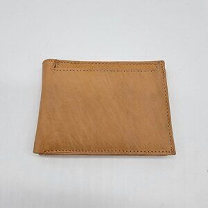 Leather Wallet Credit‎ Card ID Holder Genuine Leather Butterscotch Men's MARSHAL